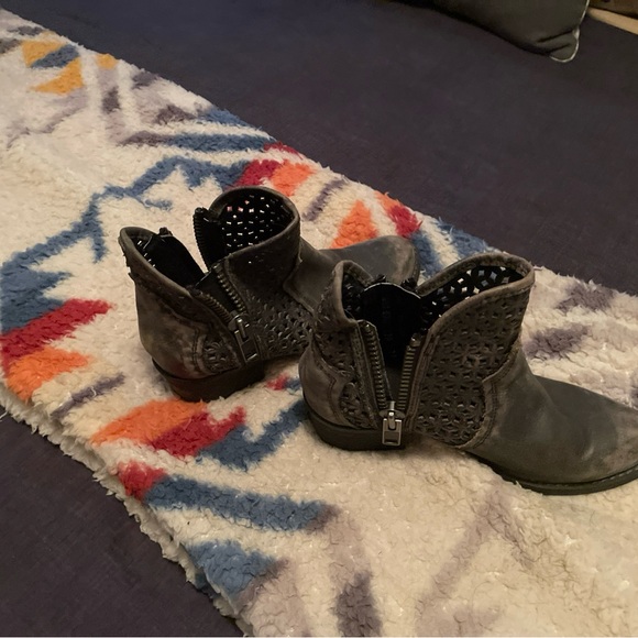 Size 6 1/2 Corral booties. Charcoal in color - Picture 3 of 4